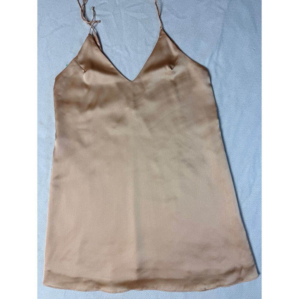Cotton Candy LA Champagne Satin Mini dress gno club anniversary dinner birthday